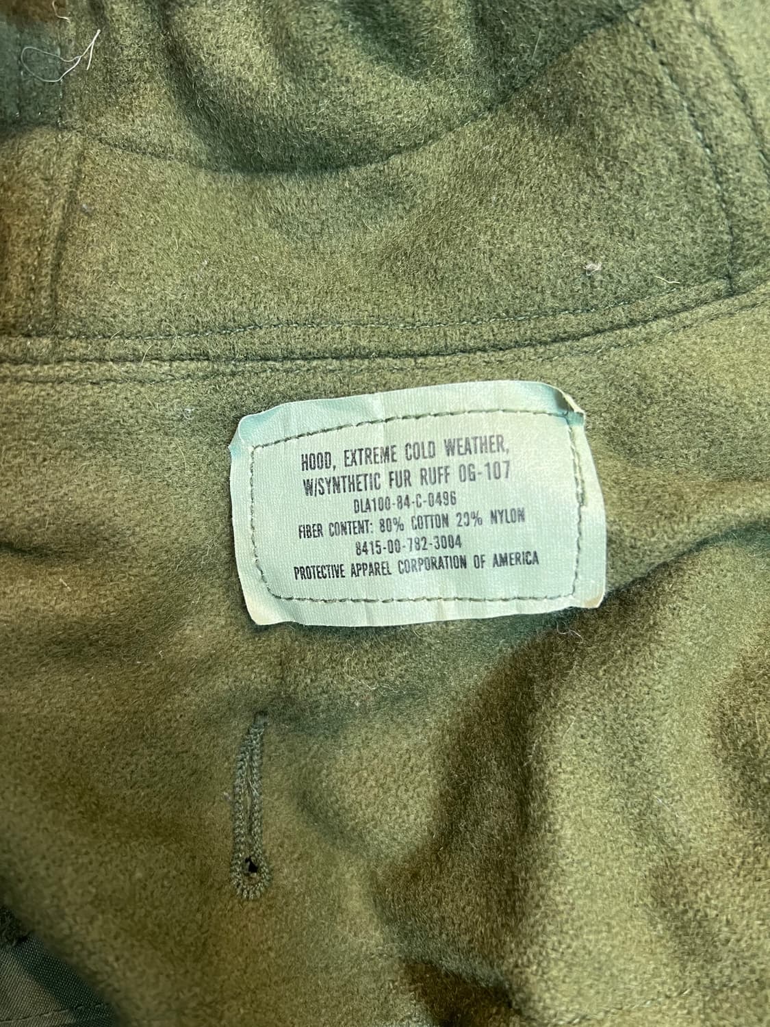 M65 오리지널 2세대 s사이즈 (외피,내피,모자) 상품이미지8