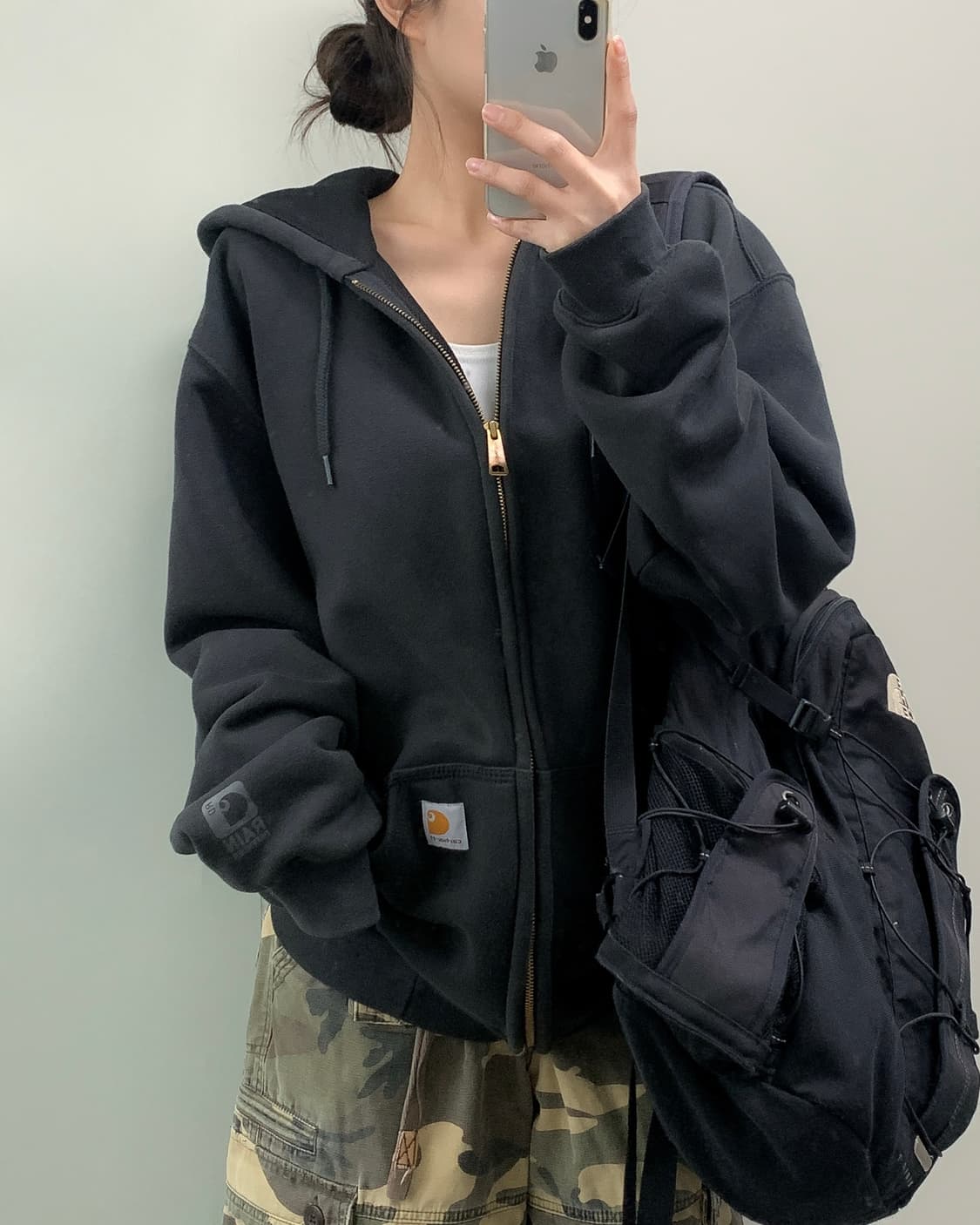 칼하트 써멀 후드집업 상품이미지1