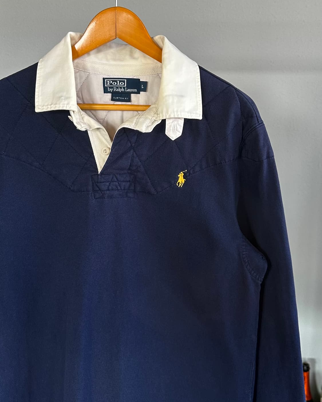 [L]폴로 랄프로렌 엘보 패치 럭비 티셔츠 상품이미지4