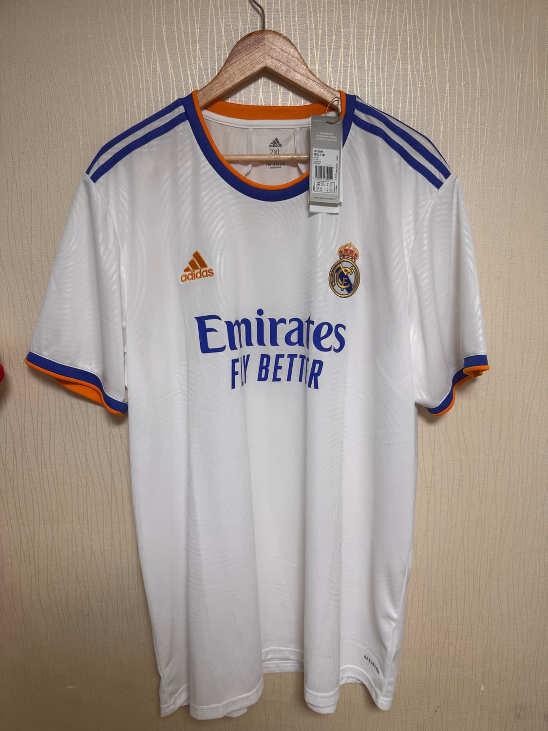 (정품) 레알 마드리드 21-22 홈 유니폼  상품이미지1