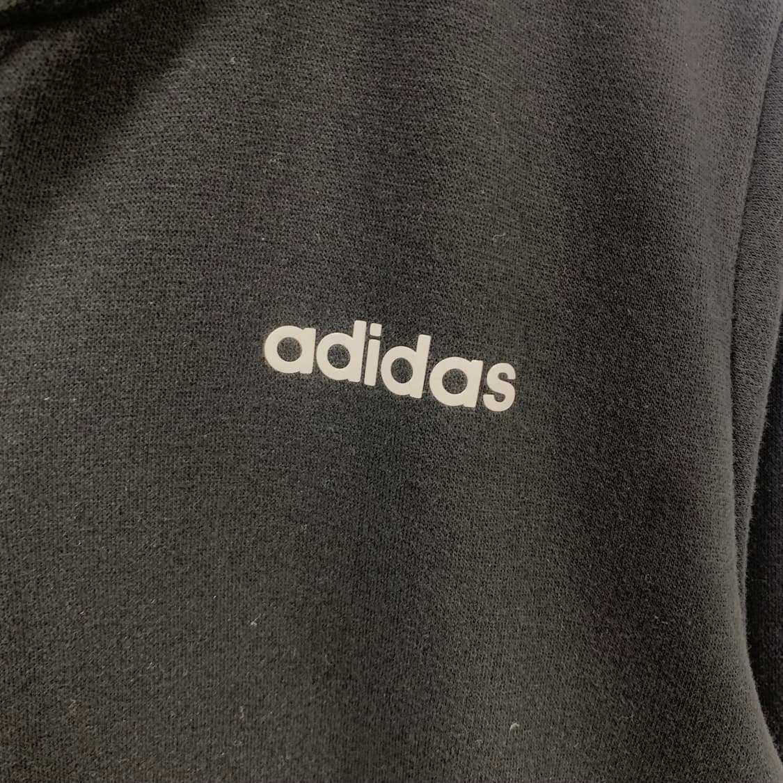 아디다스 블랙 사이드라인 후드집업 상품이미지4