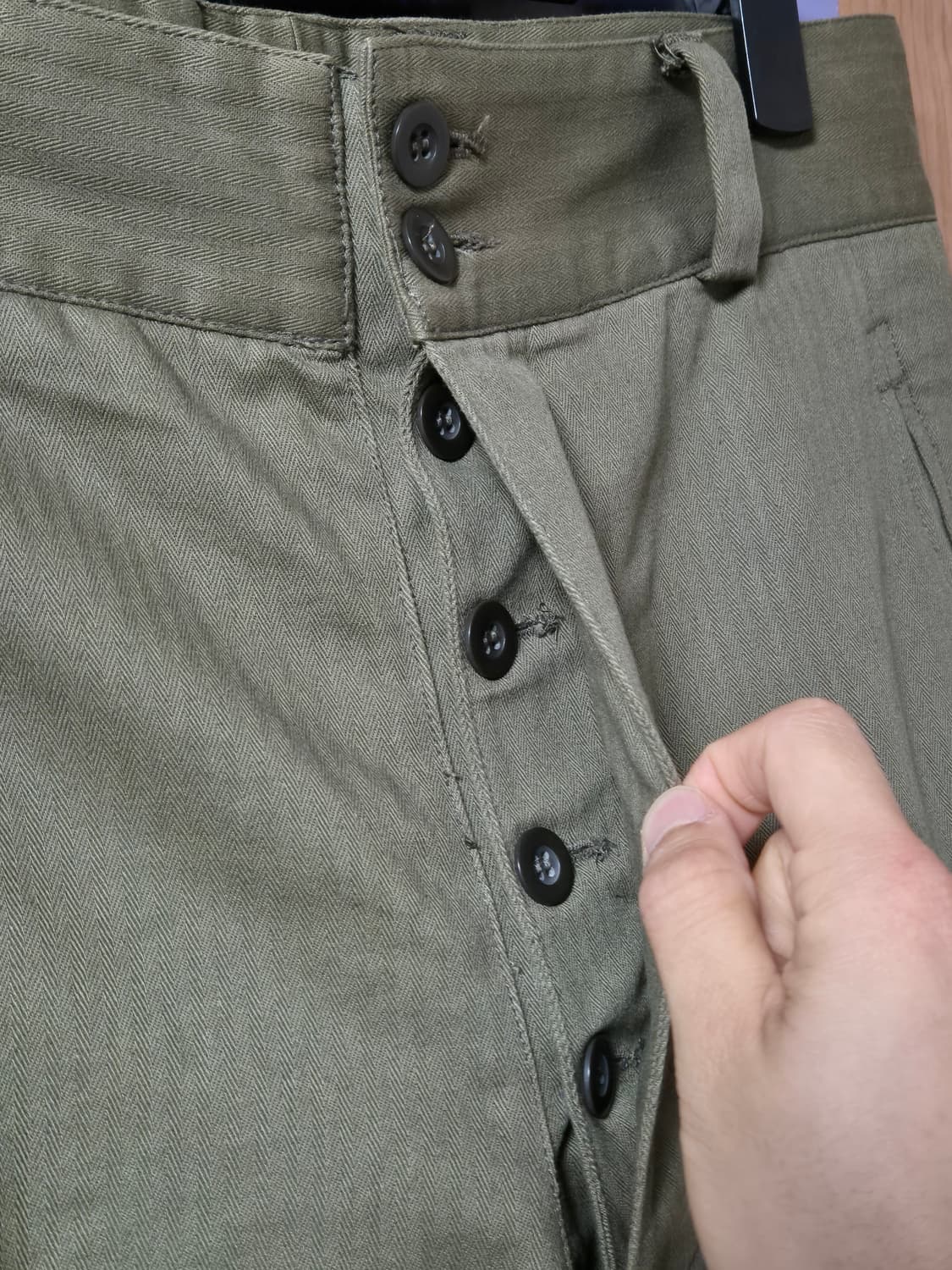 YMCLKY 프랑스군 M47 팬츠 올리브 22사이즈(30사이즈감) 상품이미지8