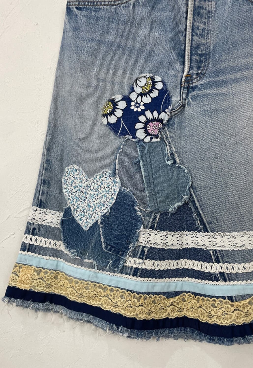 AS KNOW AS - Levi's remake denim skirt 상품이미지2