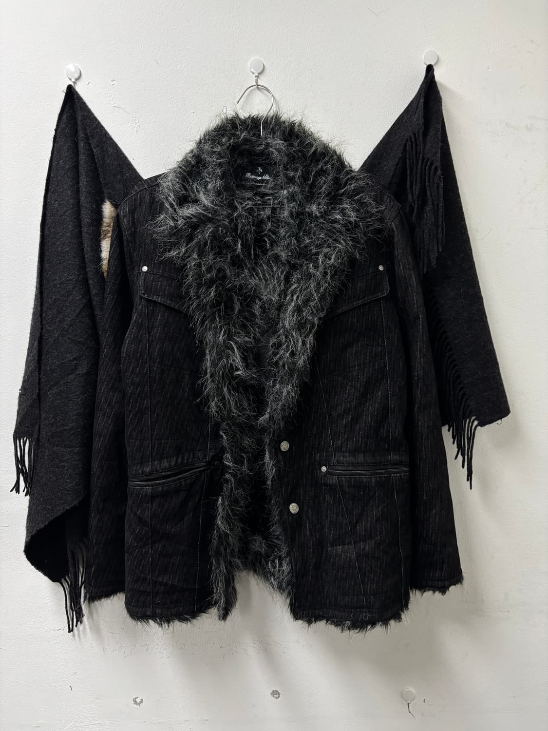 “Bernings sho”00’s Rare Archive Fur Trim 상품이미지5