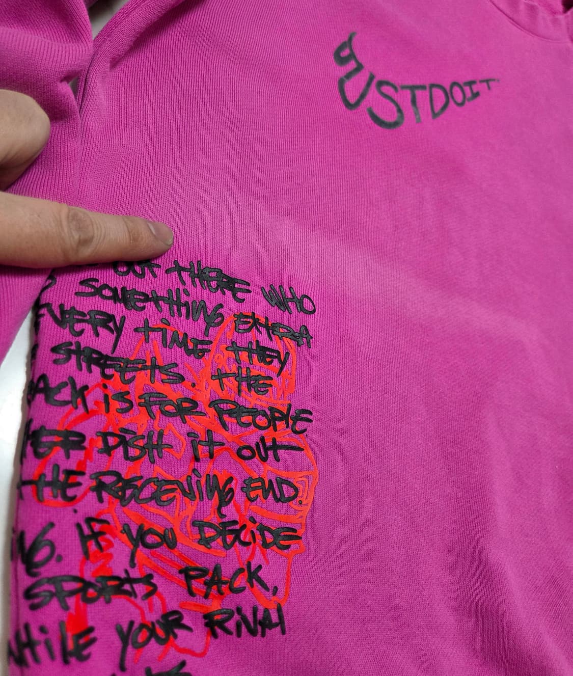 나이키 nsw 크루넥 스웻셔츠 핑크 상품이미지5