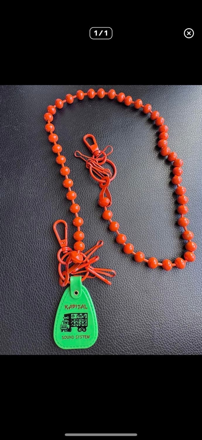 캐피탈 트러커 월렛 체인 레드 상품이미지1