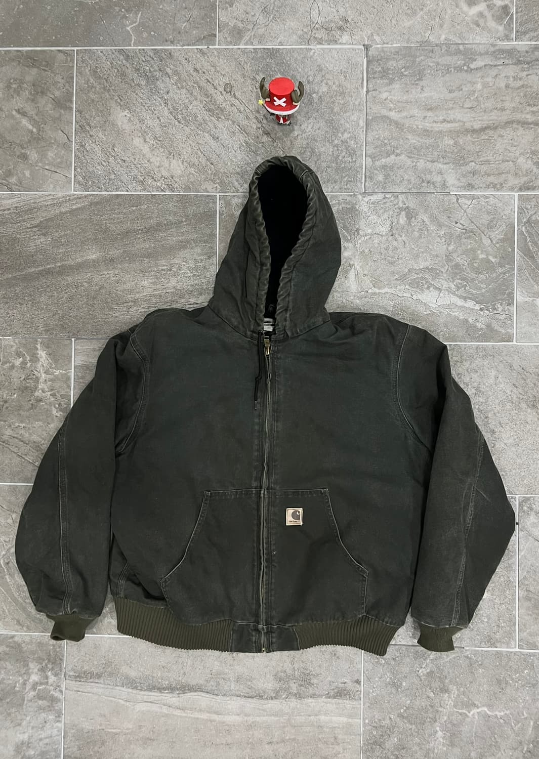 (XL) 칼하트 후드 덕 액티브 자켓 J130 MOS 모스그린 상품이미지1