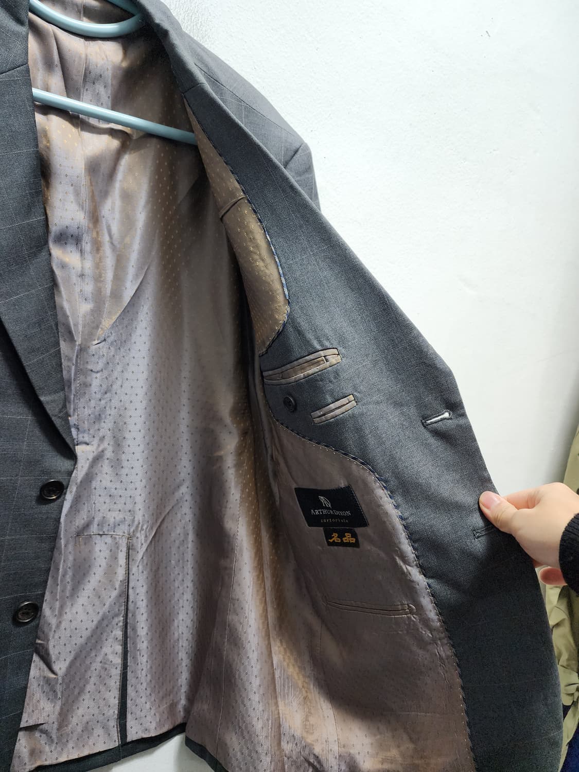 90s 빈티지 제냐 원단  wool 수트셋업 상품이미지6