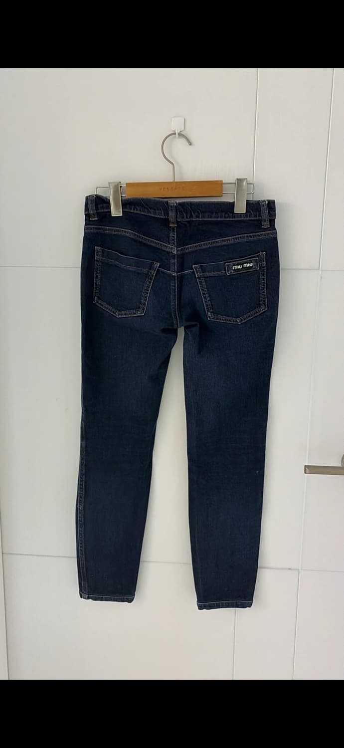 미우미우 여성 데님 청바지 25 정품 상품이미지5