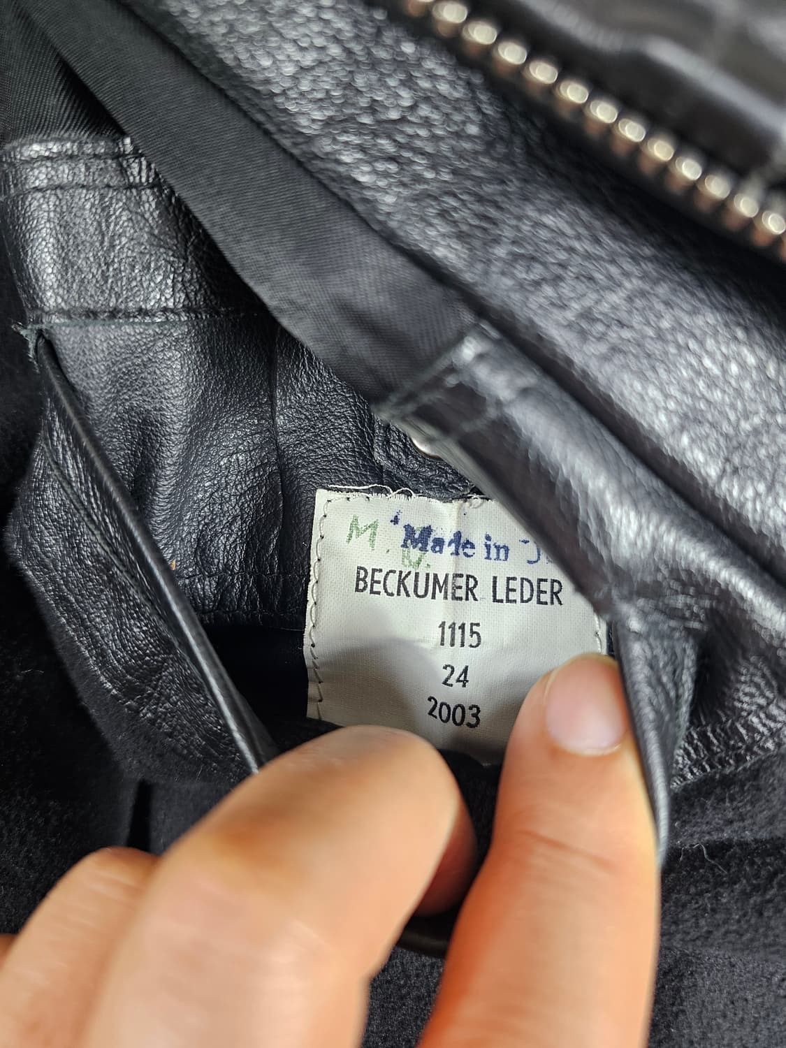 독일경찰가죽자켓 상품이미지2