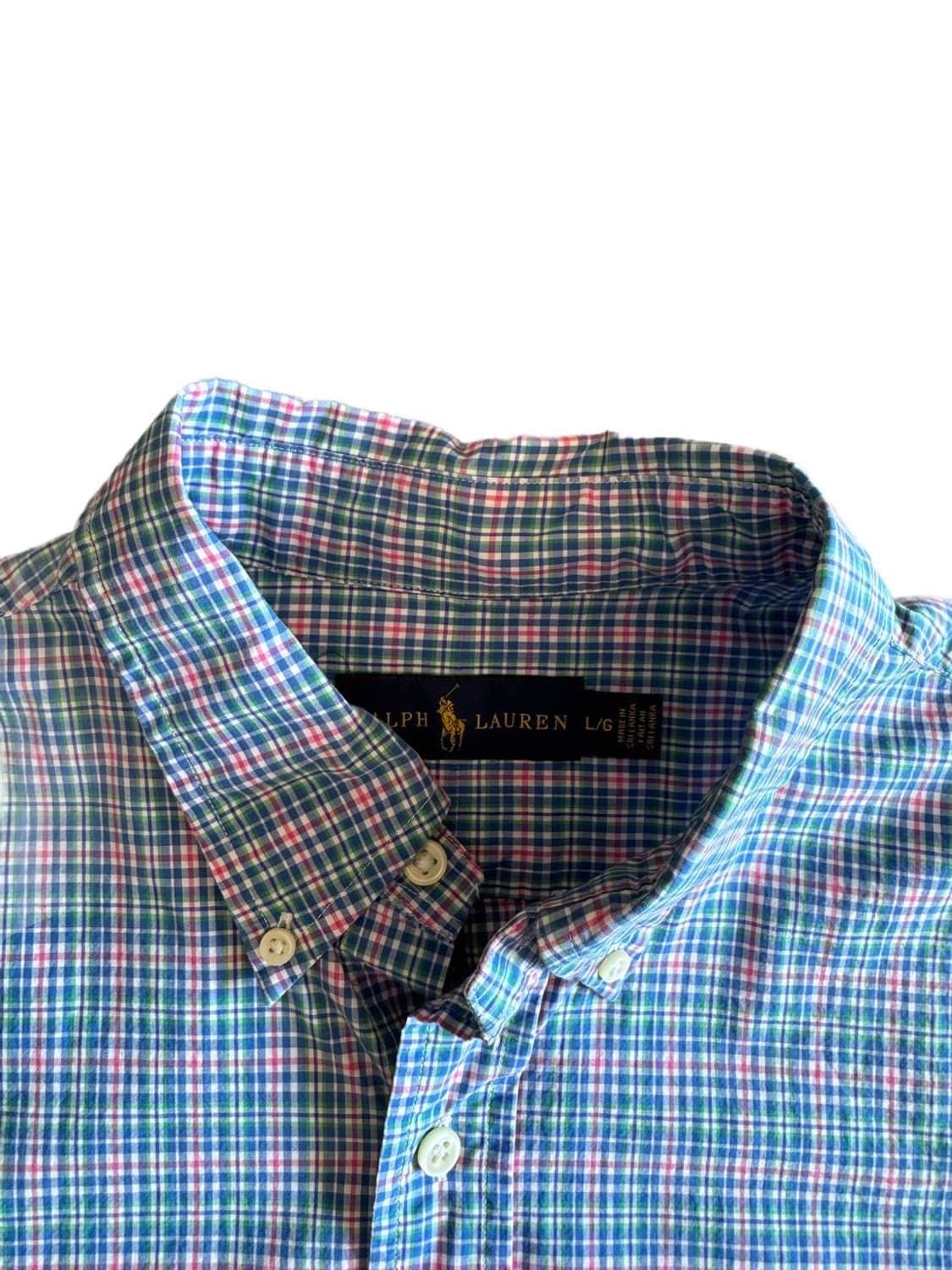 PRL button down gingham check shirts 상품이미지4