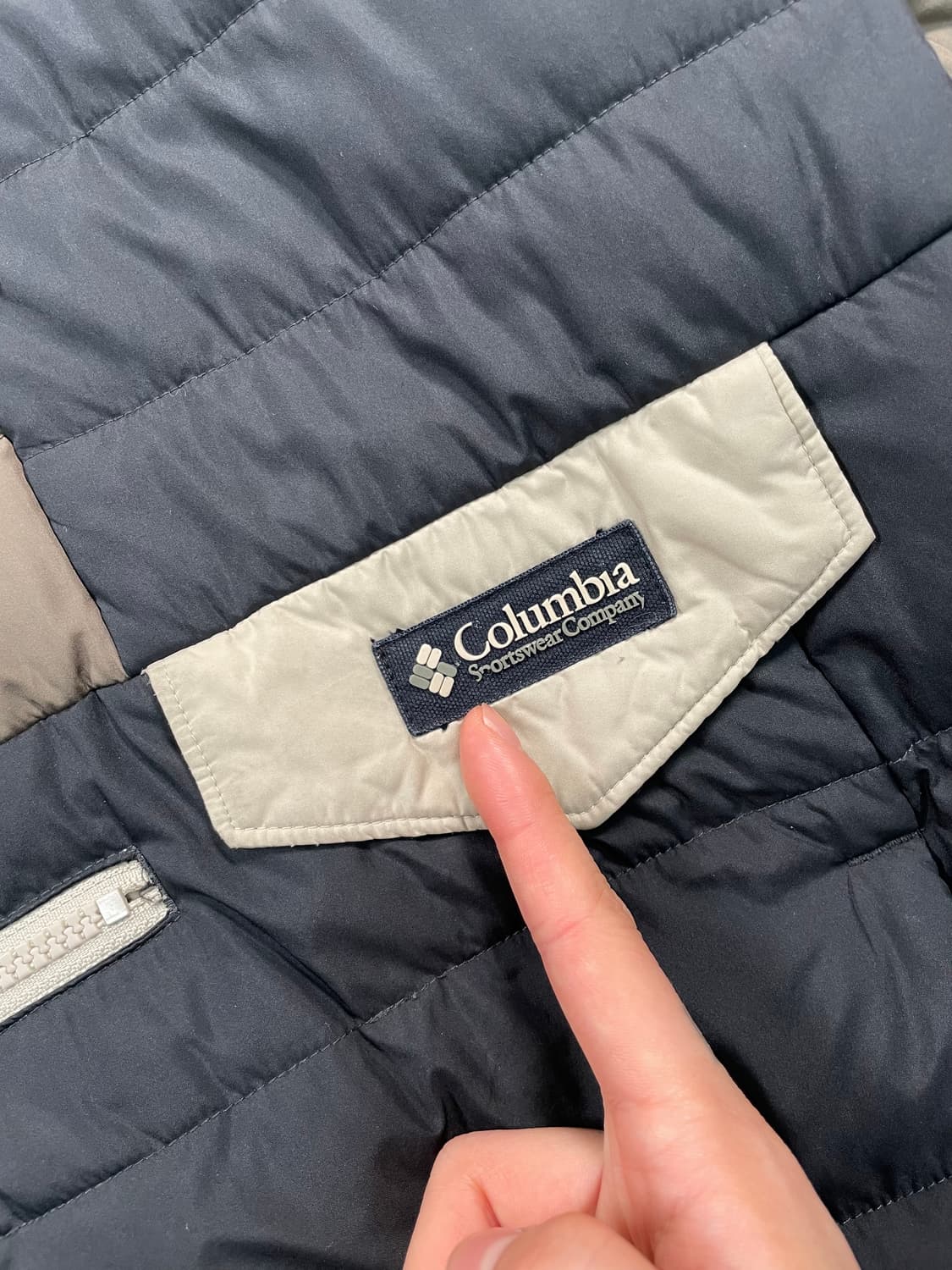 컬럼비아 컬러블록 아노락 패딩 상품이미지7