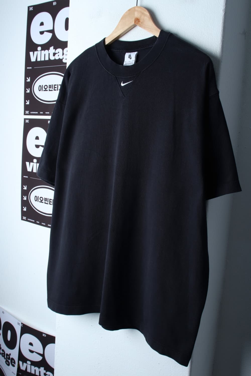 (2XL-3XL) 나이키 반팔 티셔츠 빅사이즈 스웻 블랙-H32152 상품이미지1