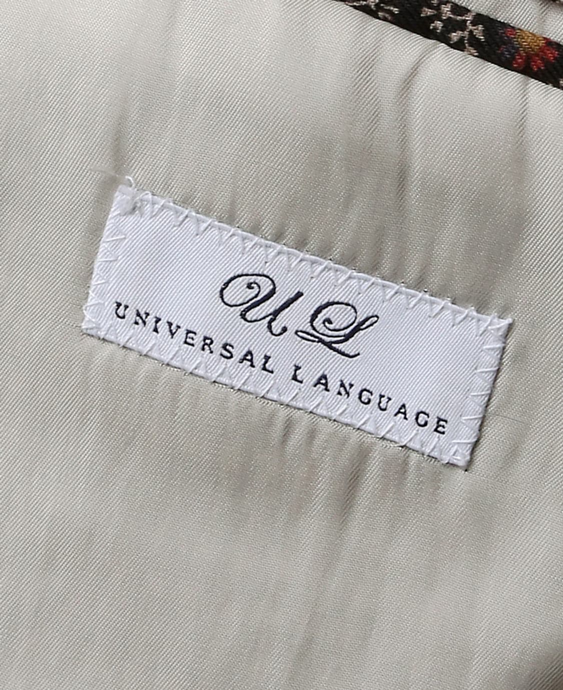 유니버셜 랭귀지 [Universal Language] 하운드투스 체크자켓 상품이미지5