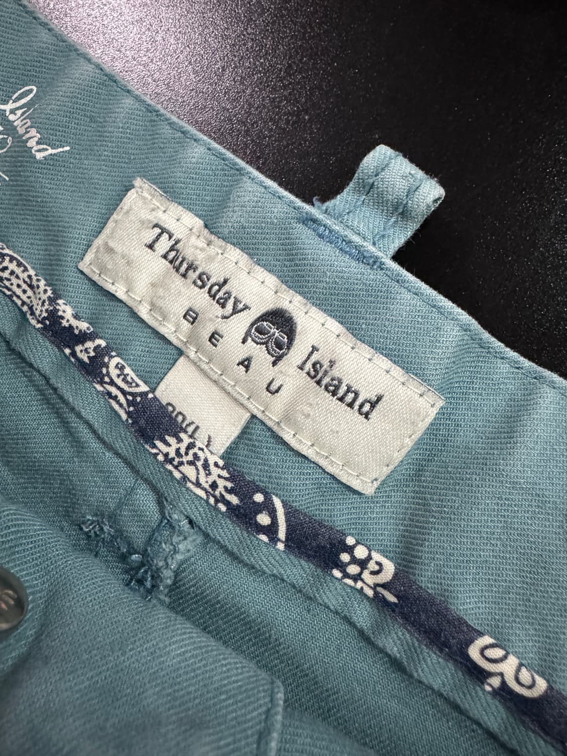 여성 써스데이아일랜드 민트 카고팬츠 34.6인치 상품이미지3