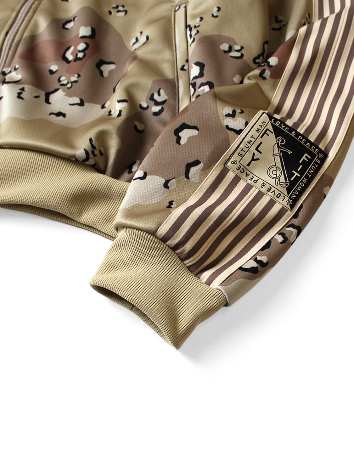 [3] 캐피탈 스무스 저지 초콜릿 칩 카모플라주 트랙 자켓 베이지 상품이미지5