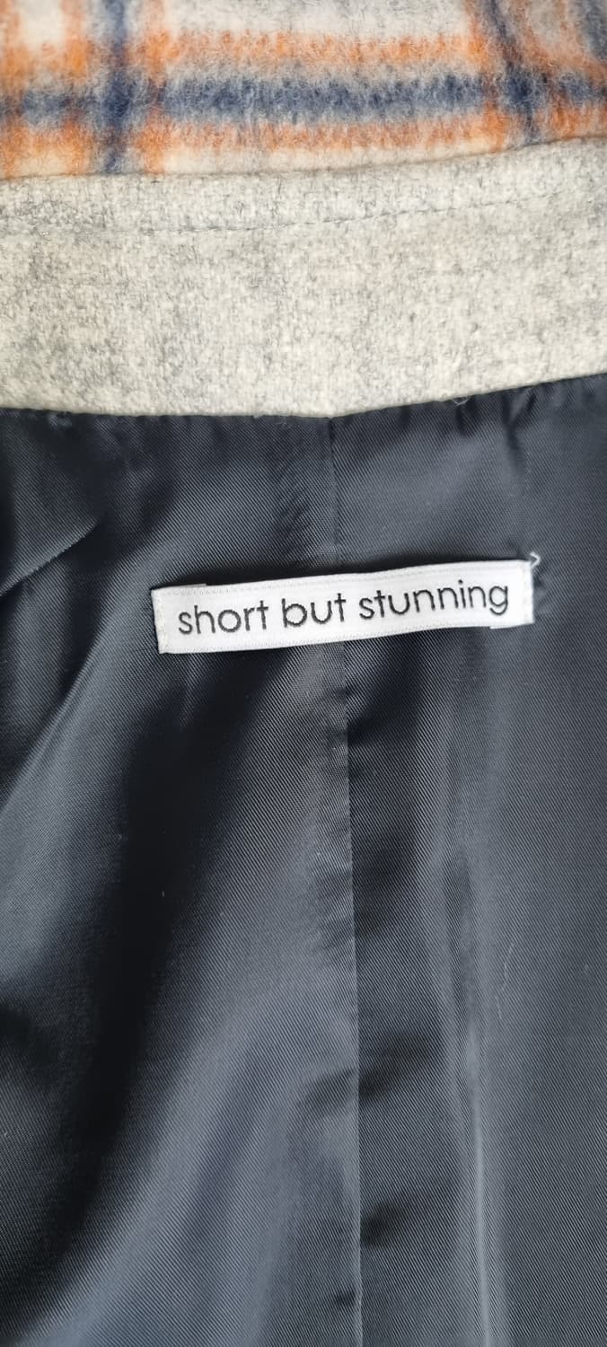 쇼트벗스터닝 한연아 울90% 오버핏  코트 S _ 여성 상품이미지9