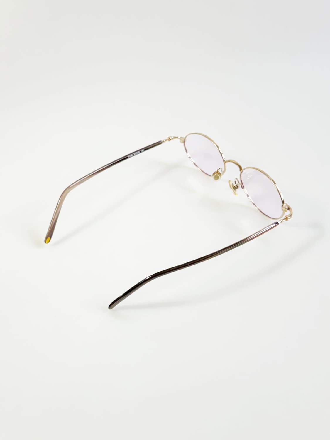 R&B EYEWEAR 골드 슬림 오벌 메탈 빈티지 틴트 안경 상품이미지4