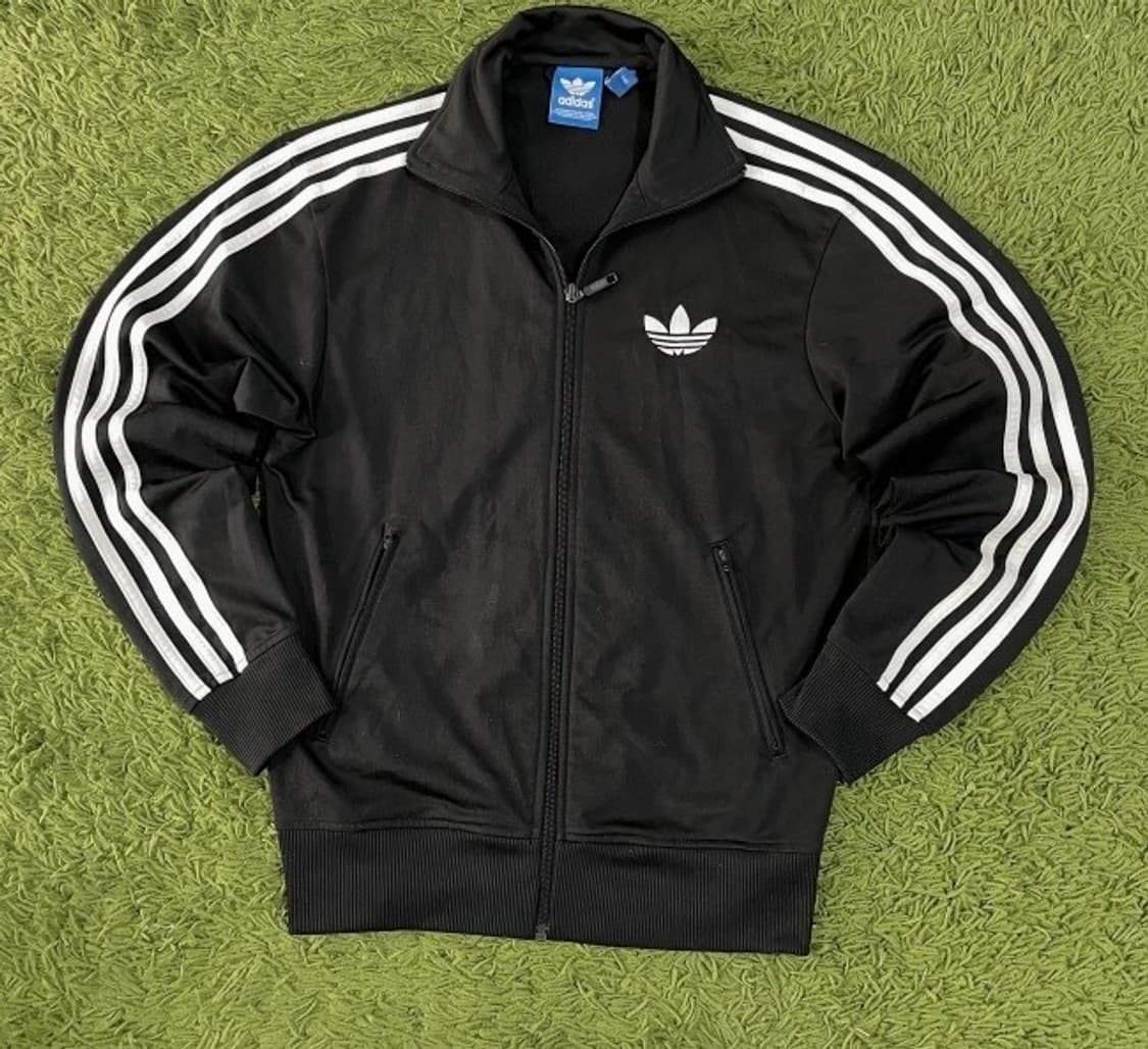 아디다스 파이어버드 블랙 검정 트랙탑 져지집업 90/S 상품이미지1