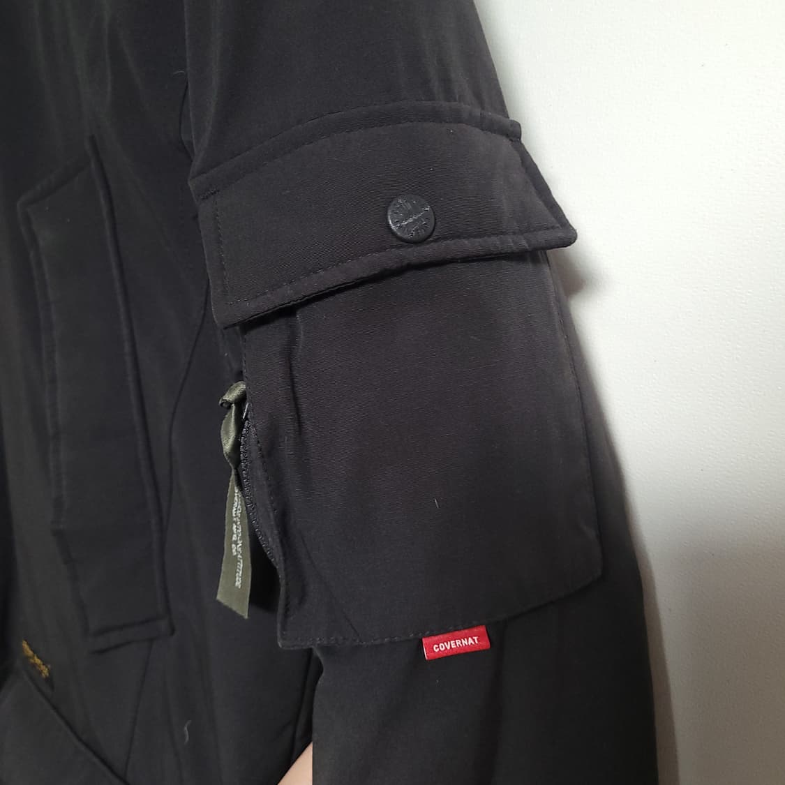 (M) COVERNAT 커버낫 N3B 블랙 패딩 퍼후드 점퍼 상품이미지2