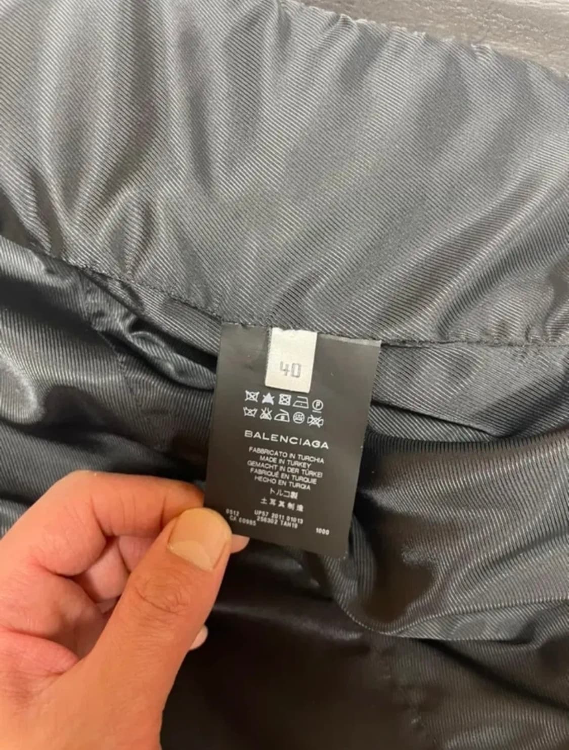 발렌시아가 레더 라이더 자켓(백화점판) 상품이미지5