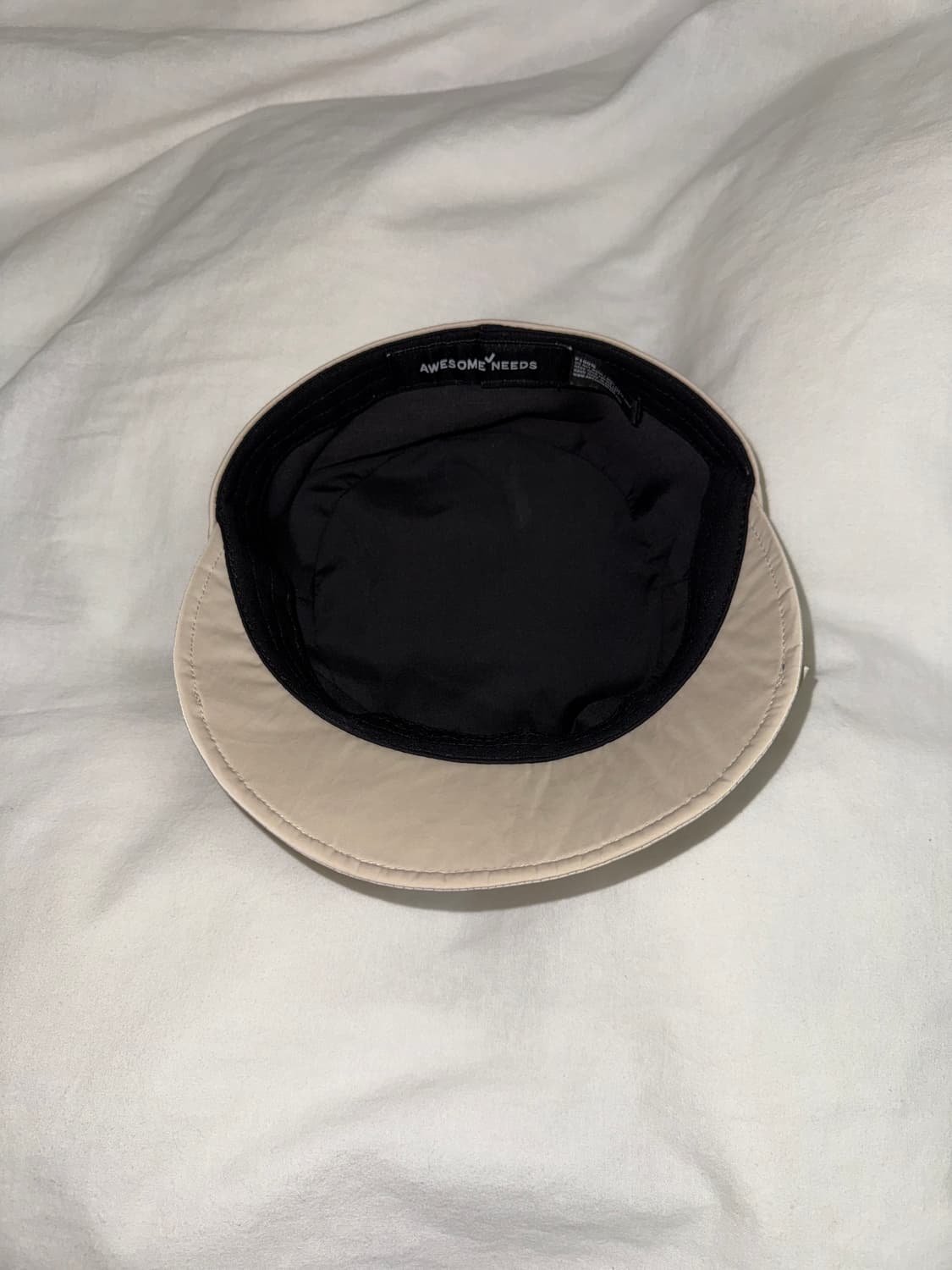 어썸니즈) BELLBOY CAP RIBBON BEIGE 상품이미지3