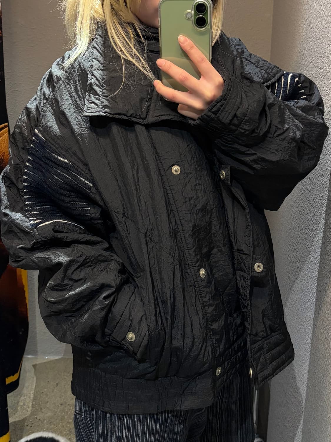 빈티지 디테일 봄버자켓 상품이미지3