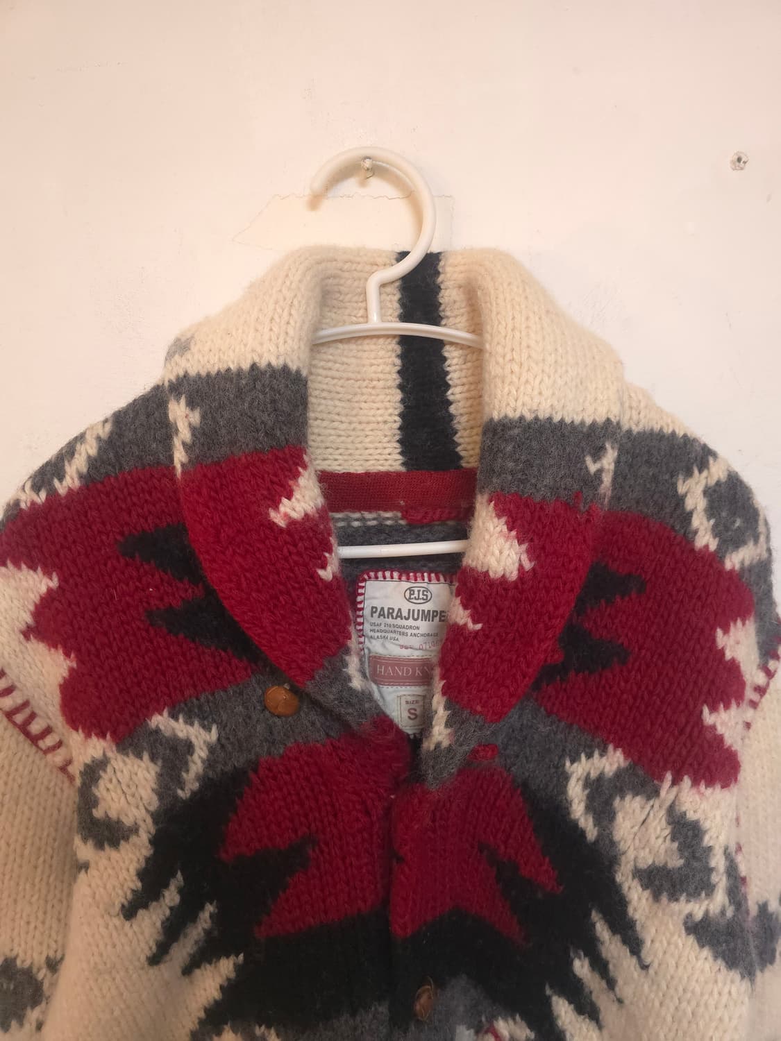 파라점퍼스 핸드메이드 니트 가디건 S 상품이미지3
