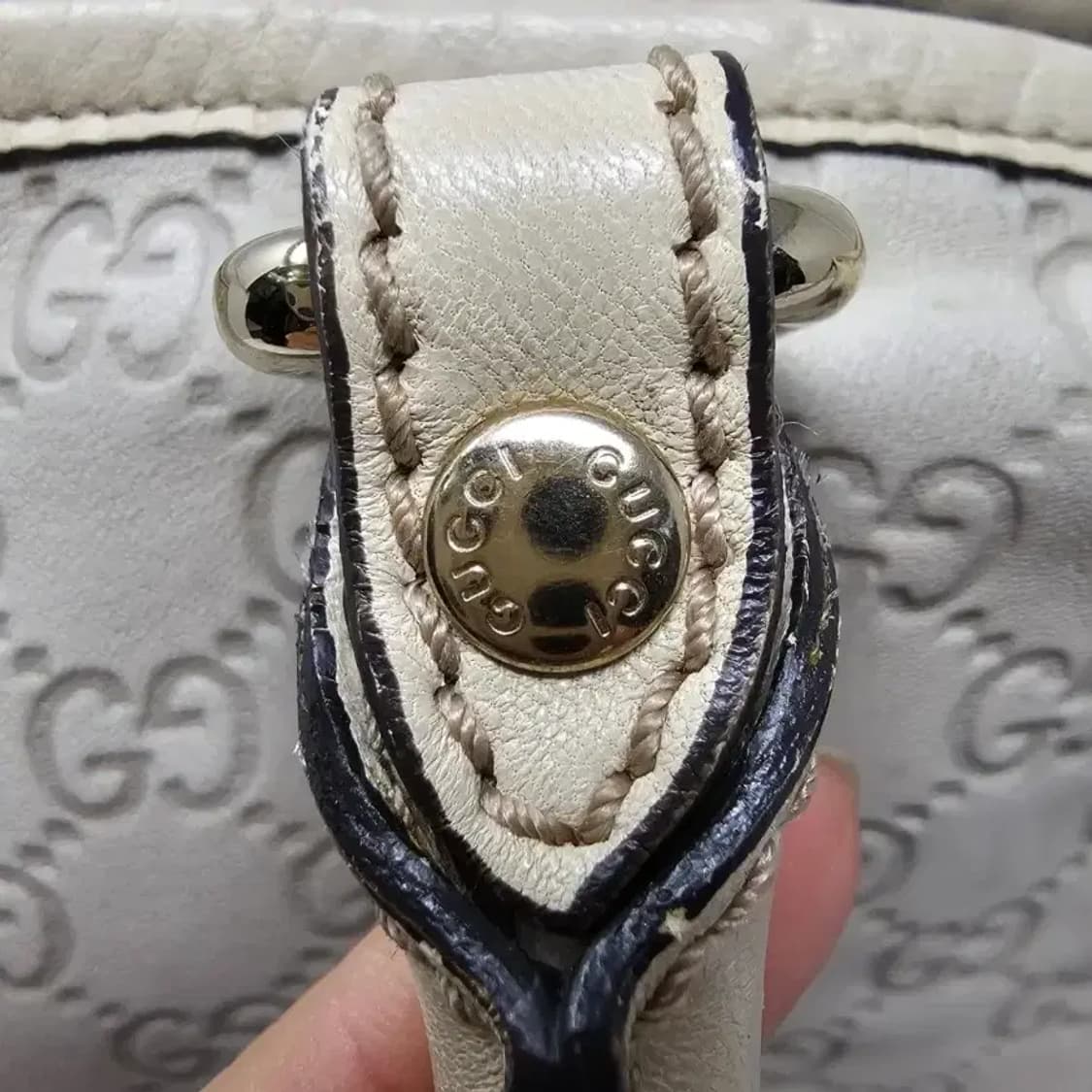 구찌 GG 패턴 아이보리 토트백 상품이미지8