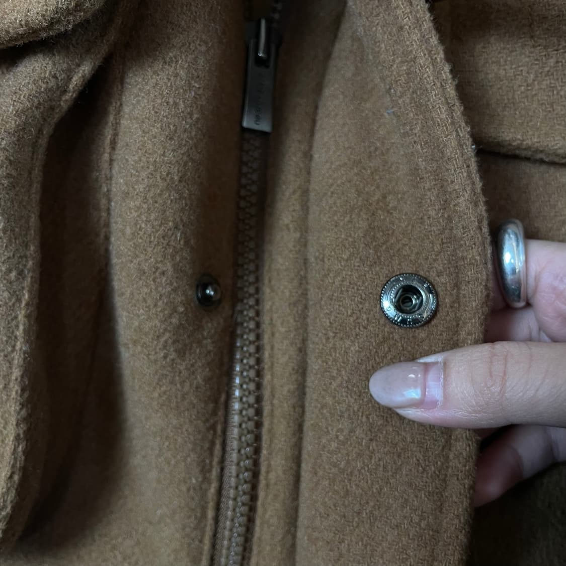 TBJ 브라운카멜 숏 더플코트 상품이미지7