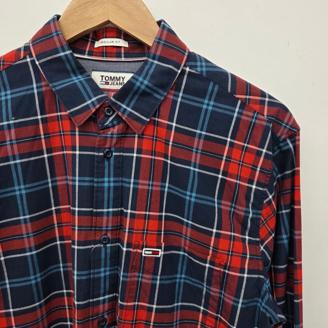 타미힐피거 체크 셔츠 남L 상품이미지3