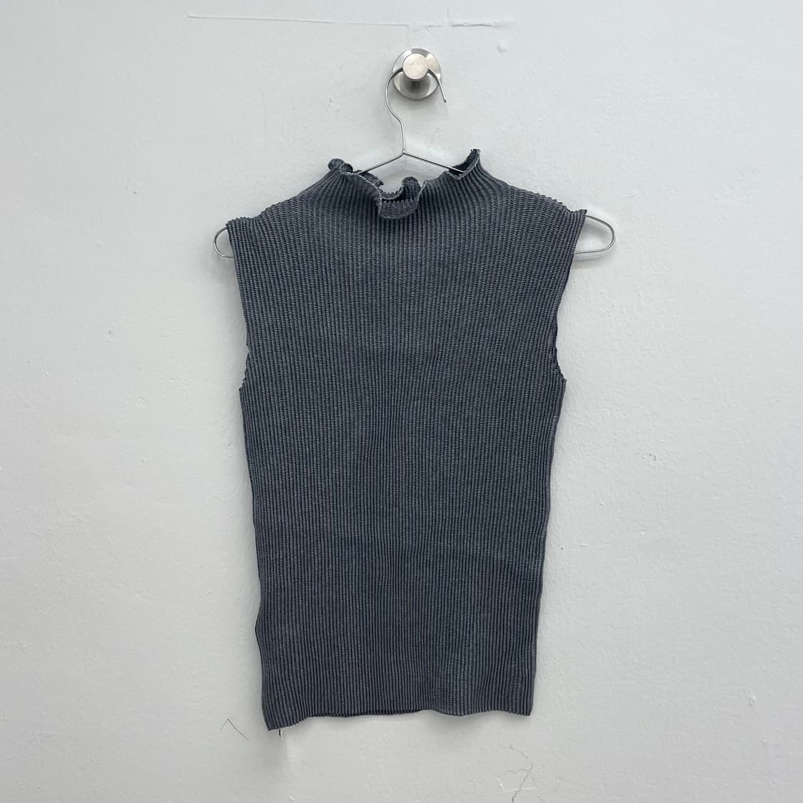  Specchio glitter sequin ribbed neck top 상품이미지2