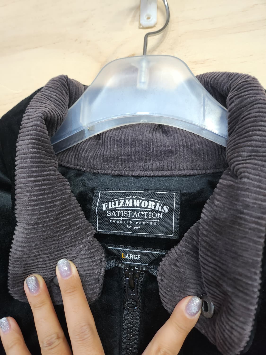 65) 프리즘웍스 벨벳 구스다운 점퍼 상품이미지3