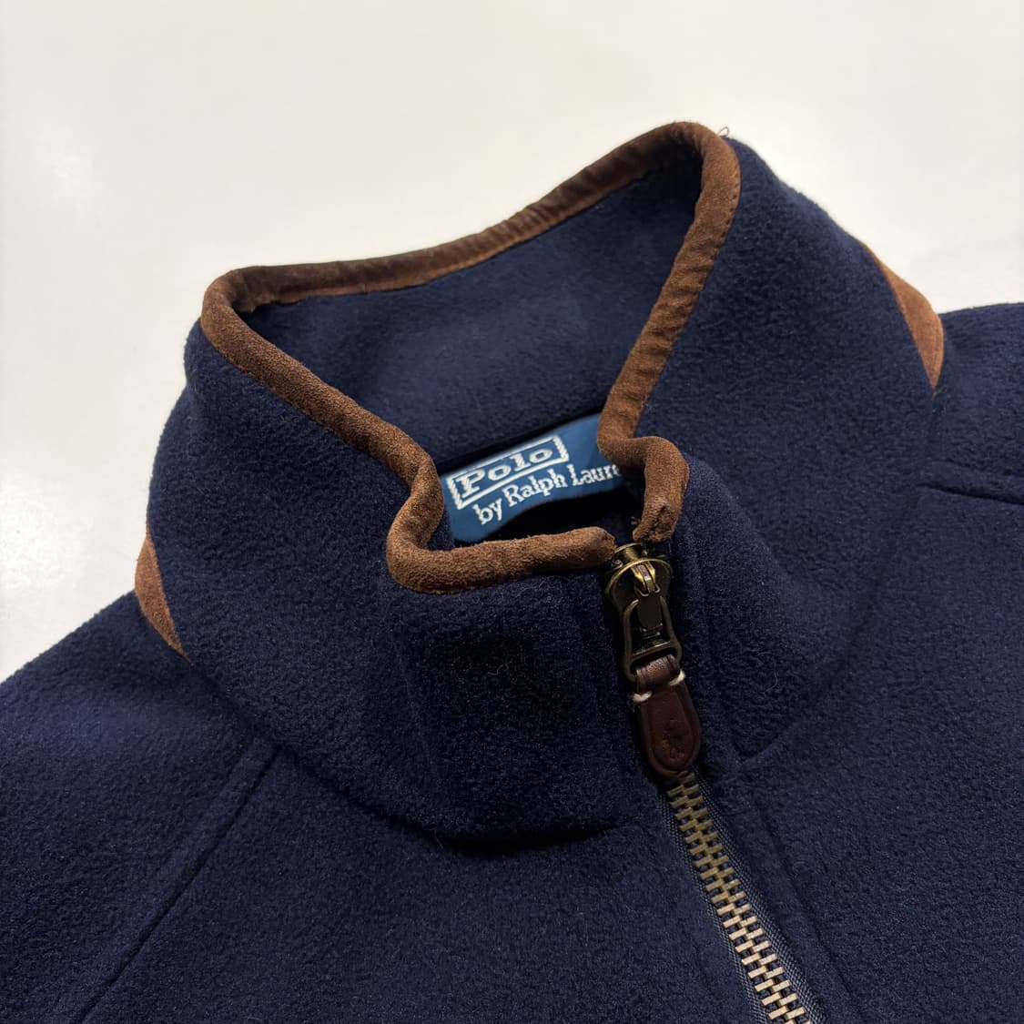[XL] 90s 폴로랄프로렌 헌팅 플랩 버튼 네이비 플리스 자켓 B849 상품이미지4