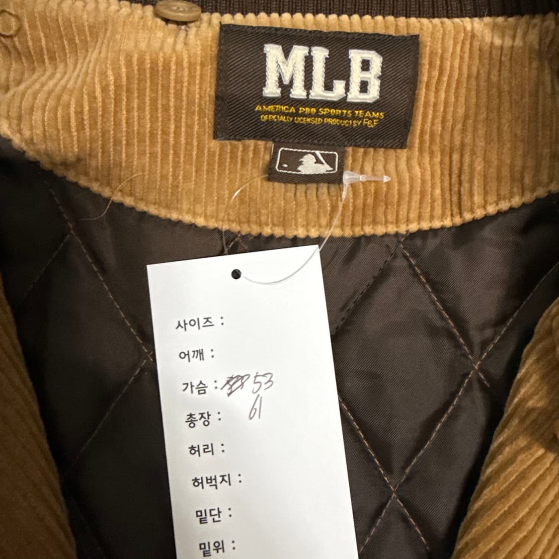 2003 MLB 보스턴 레드삭스 코듀로이 자켓  상품이미지5