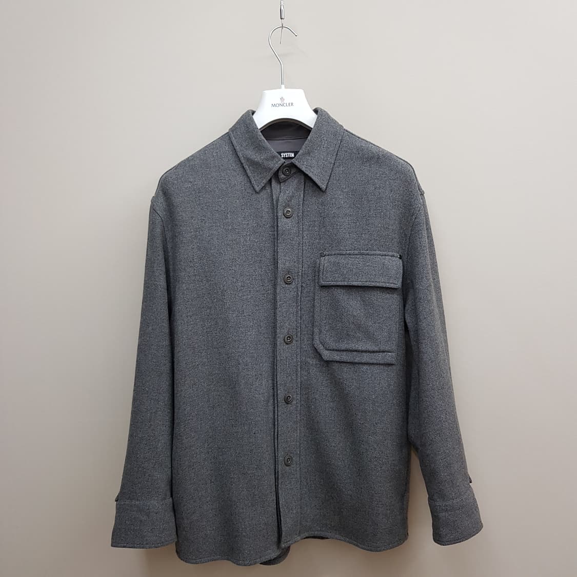 한섬 시스템 울 셔츠 자켓 100사이즈 상품이미지1