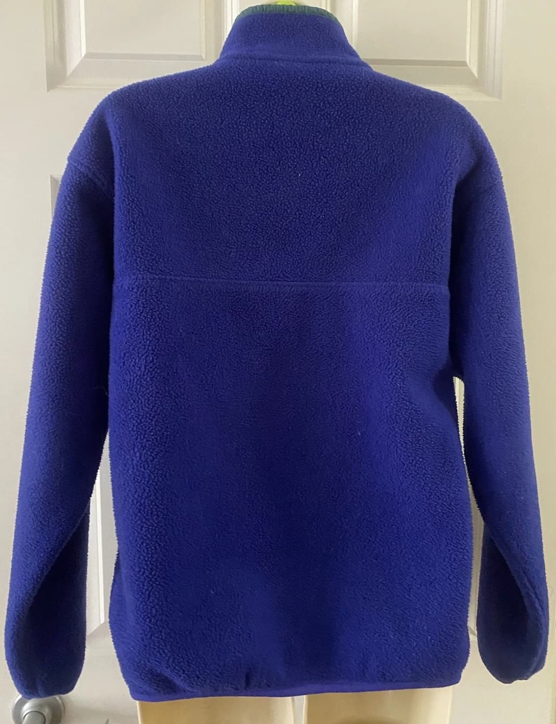 90s 파타고니아 신칠라 스냅-T 퍼플/그린 자메이카 상품이미지6