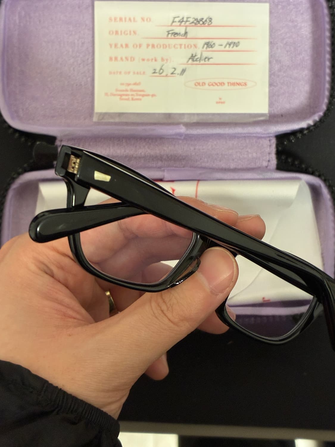 oror 오르오르 60-70s 올드굿띵즈 프렌치빈티지 안경 상품이미지2