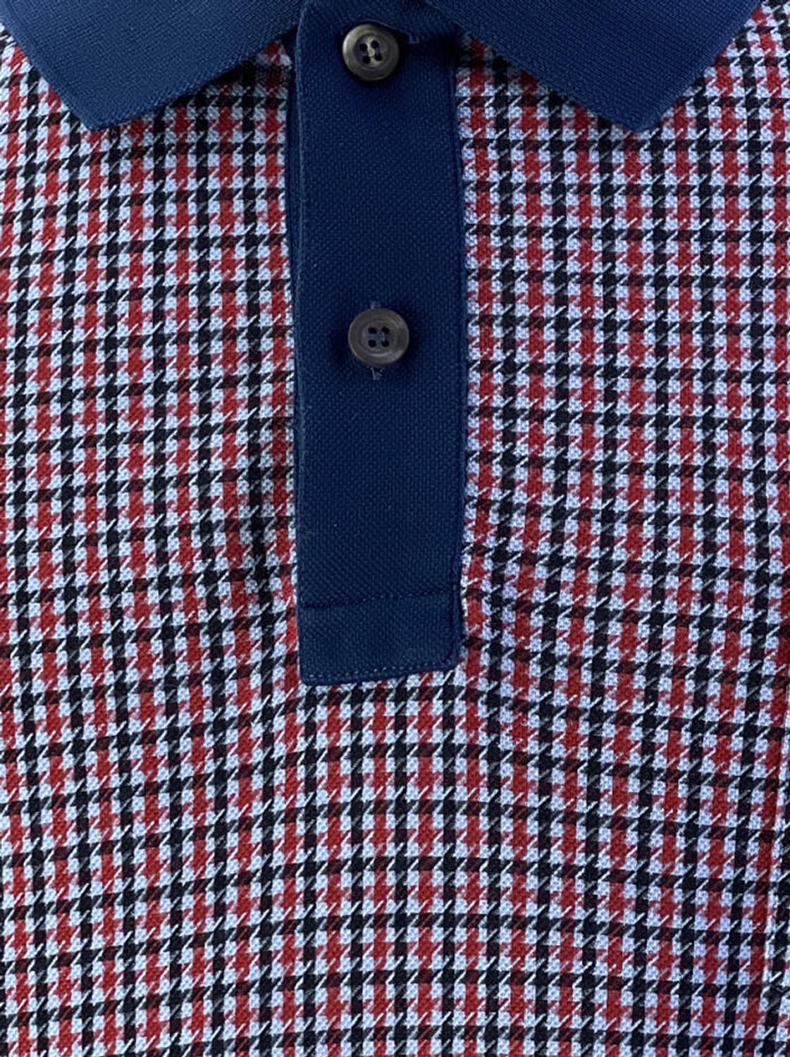 PRADA 블랙라벨 체크 PK 카라티 상품이미지4