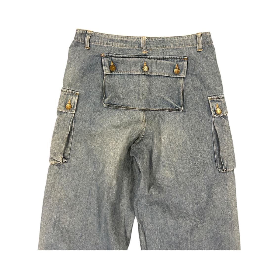 W-L) 빈티지 JPN 라이트블루 멀티포켓 데님 카고팬츠 BD-059 상품이미지4