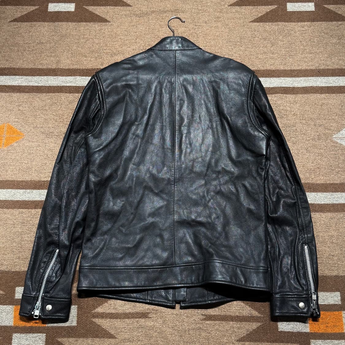 사우론 헤비 카우레더 싱글라이더 자켓 100 소가죽 상품이미지6