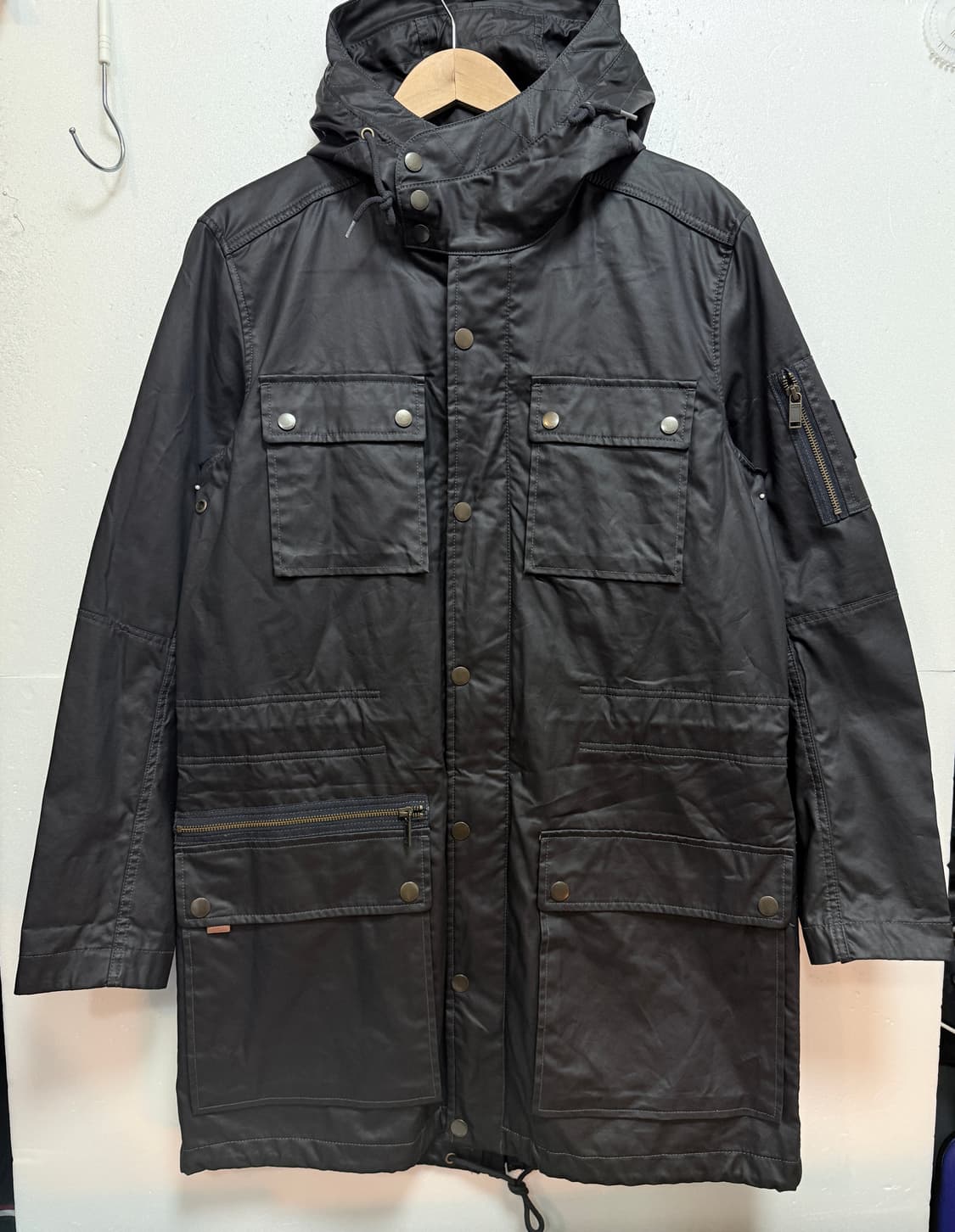 라코스테 블랙 왁스 자켓 48사이즈(95) 상품이미지1