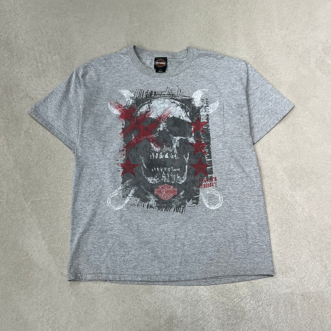 할리데이비슨 프린팅반팔티 s09911 상품이미지1