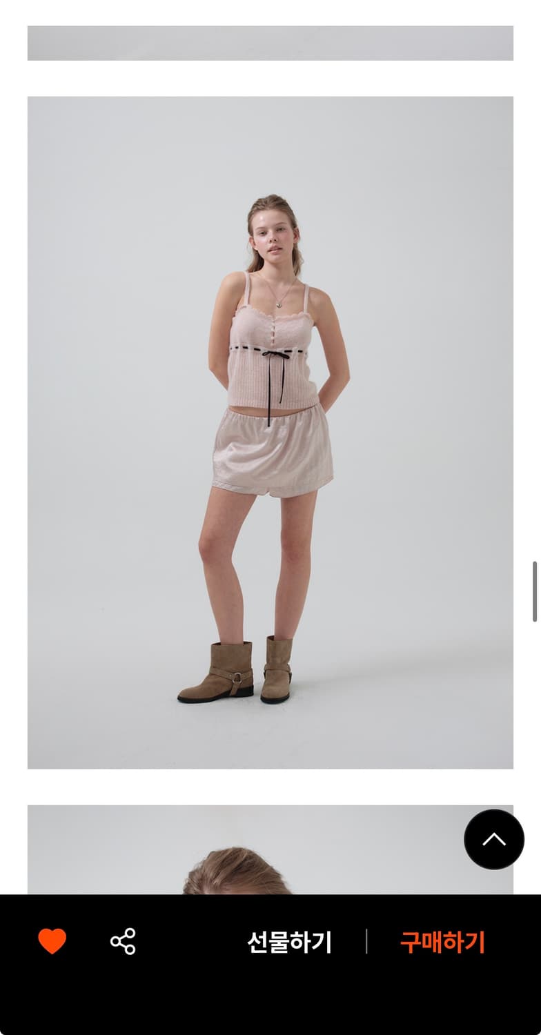 더바넷 슬리브리스 니트 Plery Lace Knit Sleeveless 상품이미지4