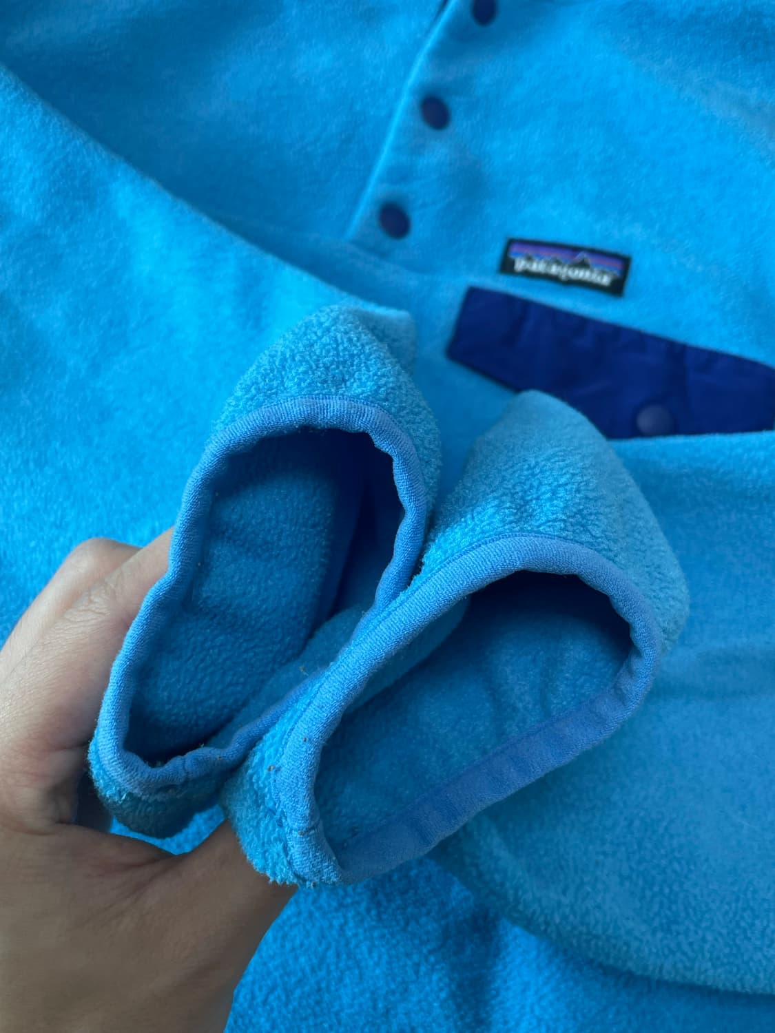 Patagonia synchilla 빈티지 신칠라 블루 상품이미지4