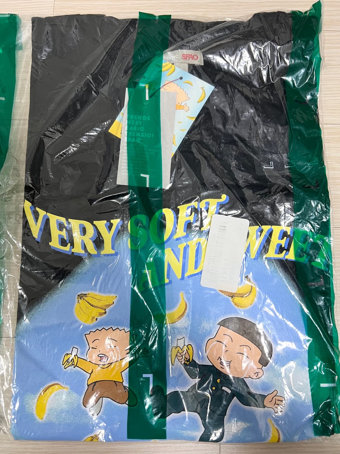 [새제품/단종] 검정고무신 티셔츠 black L 상품이미지4