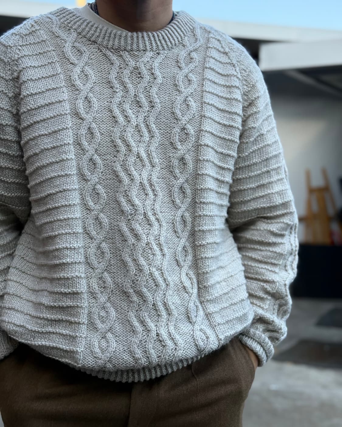 빈티지 피셔맨 스웨터 103-105 상품이미지8