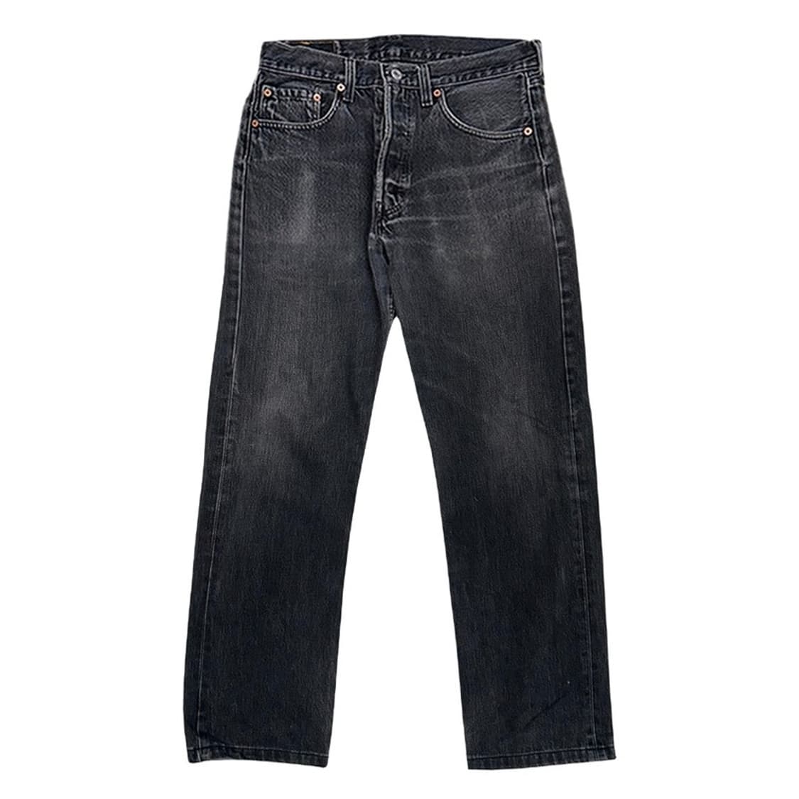 리바이스 501 버튼플라이 블랙 데님 팬츠 W 31 L 32 상품이미지1