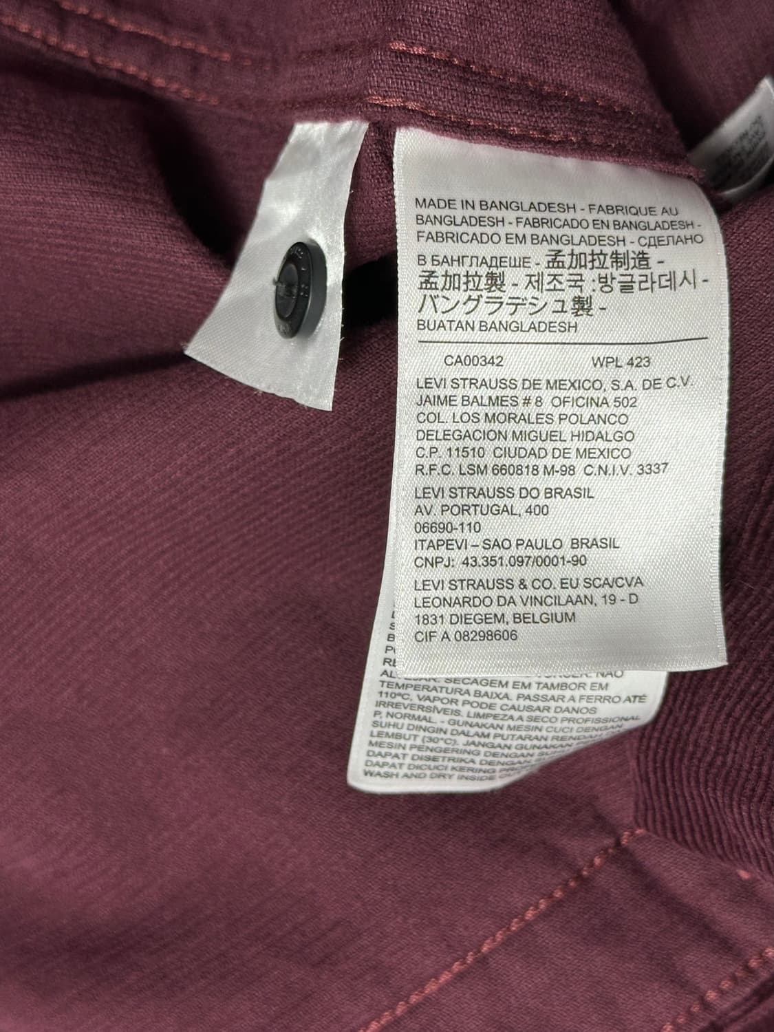 리바이스 레드탭 코듀로이 셔츠 상품이미지8