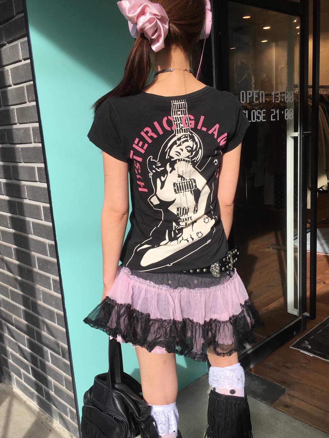 히스테릭글래머 히스걸 기타 백로고 반팔 상품이미지1